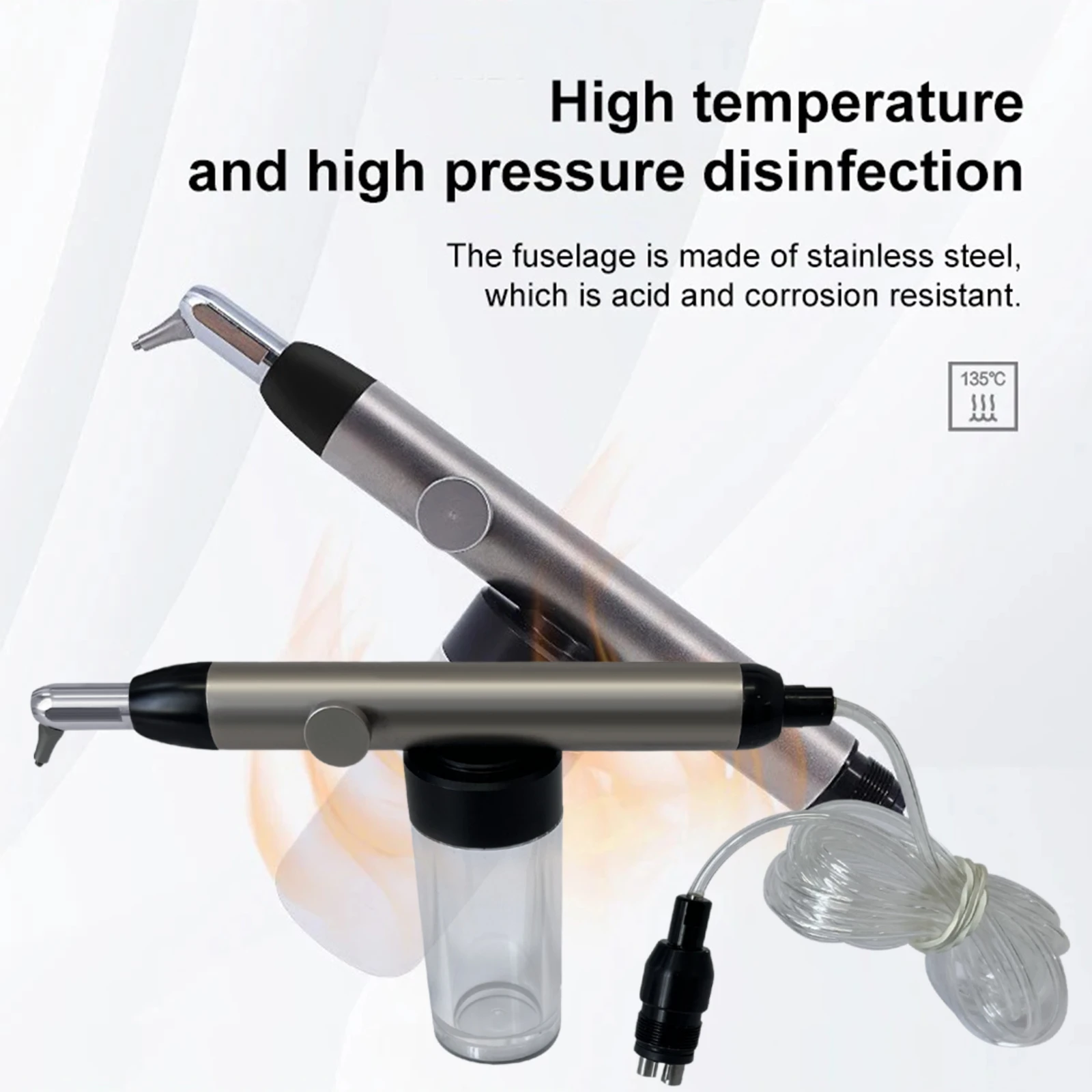 2/4Hole Dental Aluminum Oxide Micro blaster Air Abrasion Polish Microetcher Sandblaster With/No Water