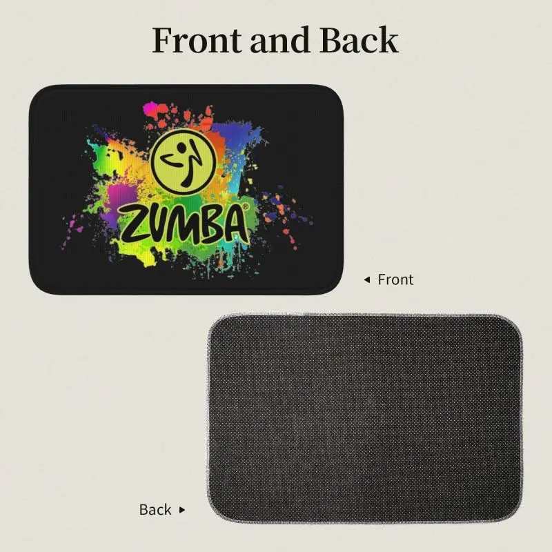 Custom Zumbas Yoga Sport Doormat Anti-Slip Bathroom Kitchen Welcome Mat Garden Garage Floor Door Entrance Carpet Rug Footpad