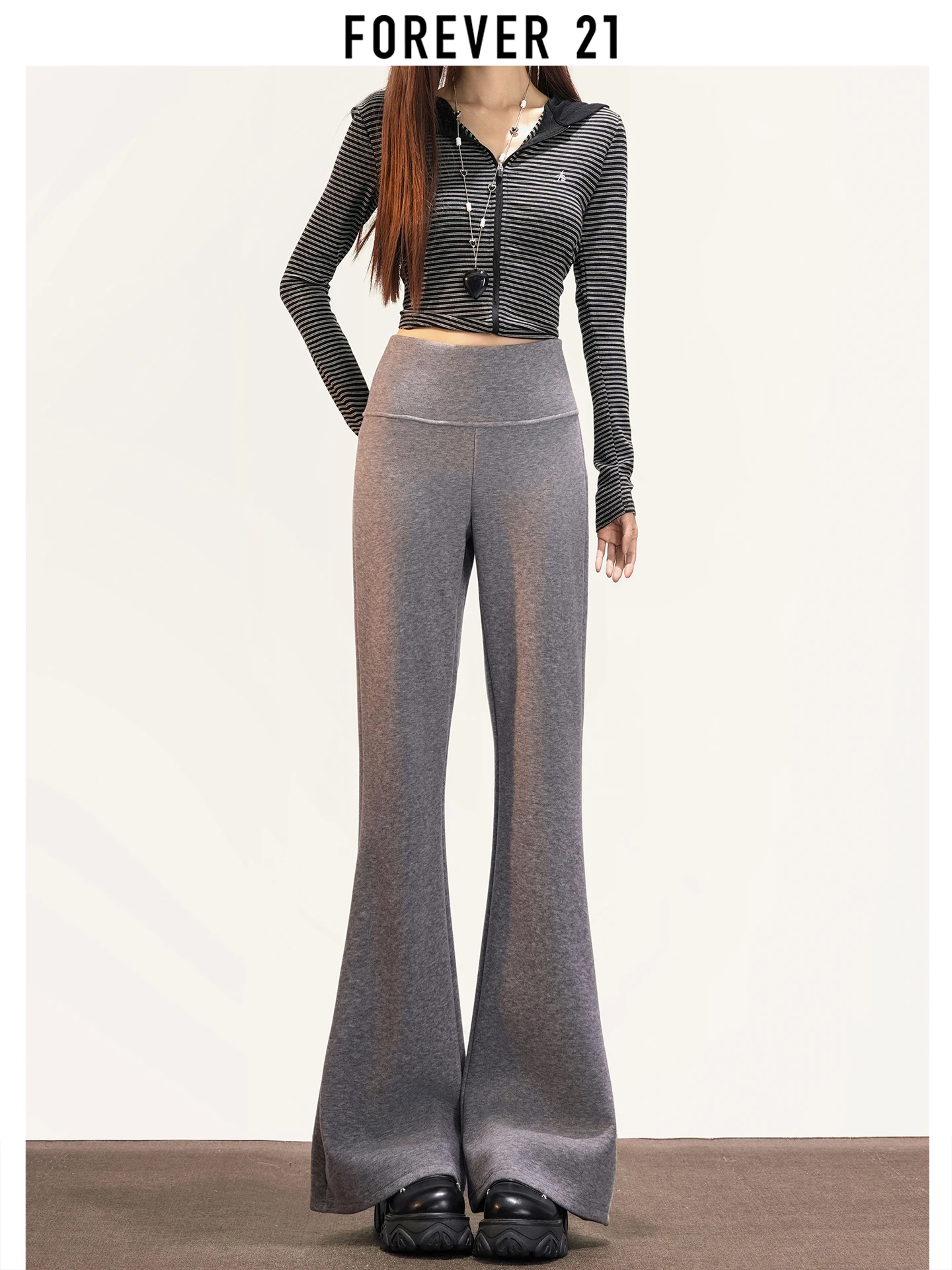 High Waist ey Bell Bot Yoga Pants Women's Autumn Winter Fce Slimming Sports Trousers Forever 2 Casual High Waist Bel...