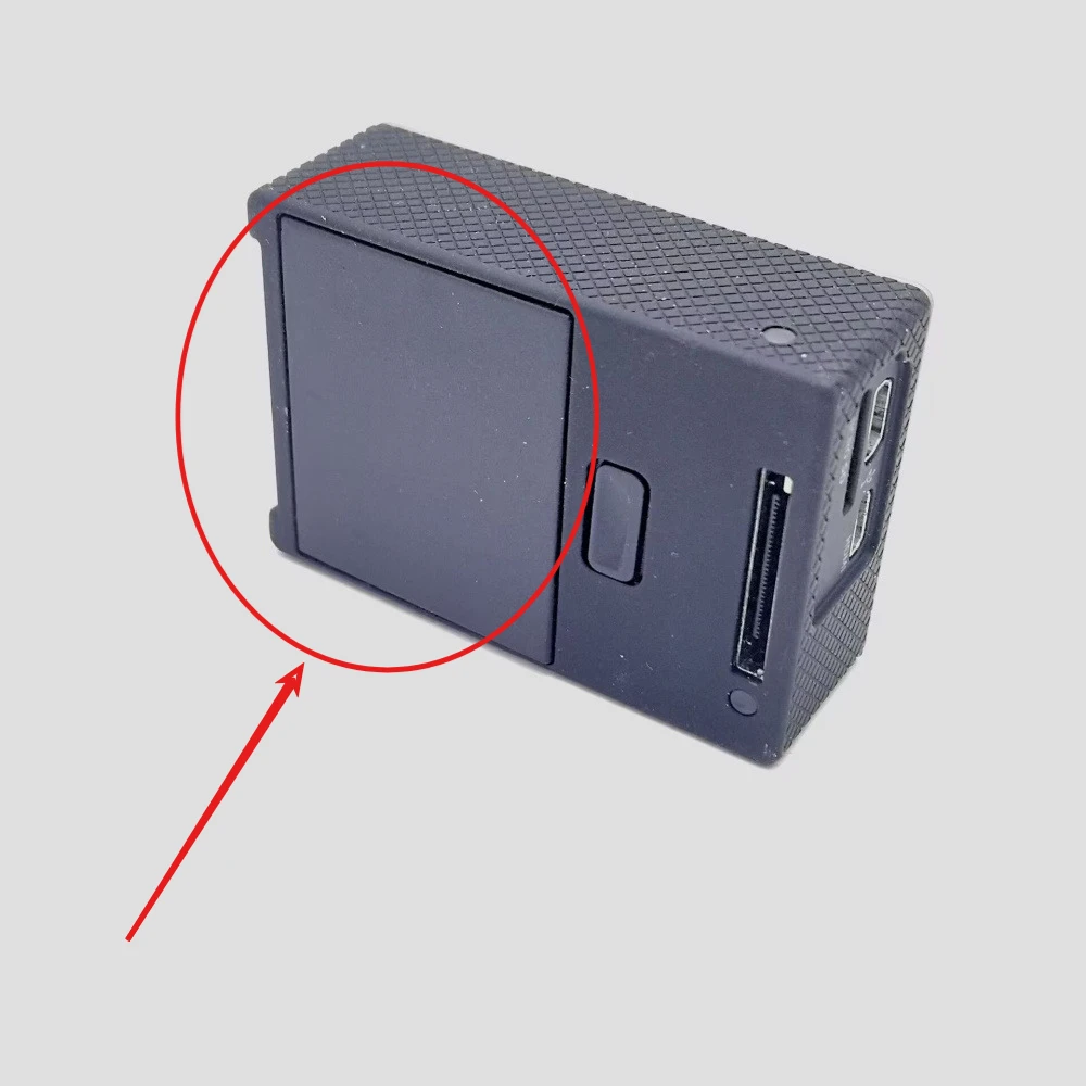 Nuovo coperchio batteria porta posteriore per fotocamera GoPro Hero 3 3+ Nero/Argento/Bianco PLUS