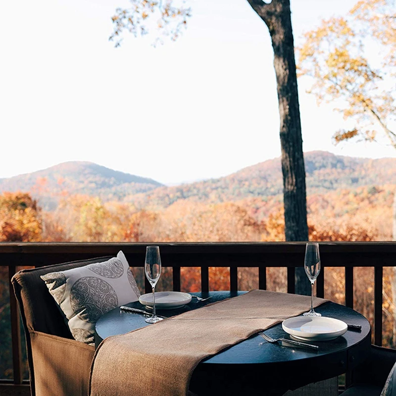 Arpillera Doily Roll-30Cmx275cm Manta antideslizante con diseño de bordes, No Fray Rollos de tela de arpillera aptos para bodas, Mesa