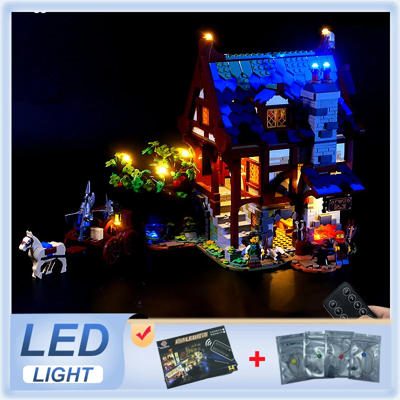 

Комплект высококачественных светодиодных фонарей для Lego 21325 (только светодиодный светильник, модель без блоков), прецизионный дизайн для идеальной посадки