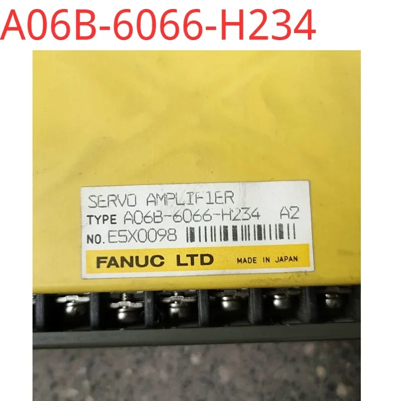 A06B-6066-H234 second-hand tested ok    Servo Drive in good Condition