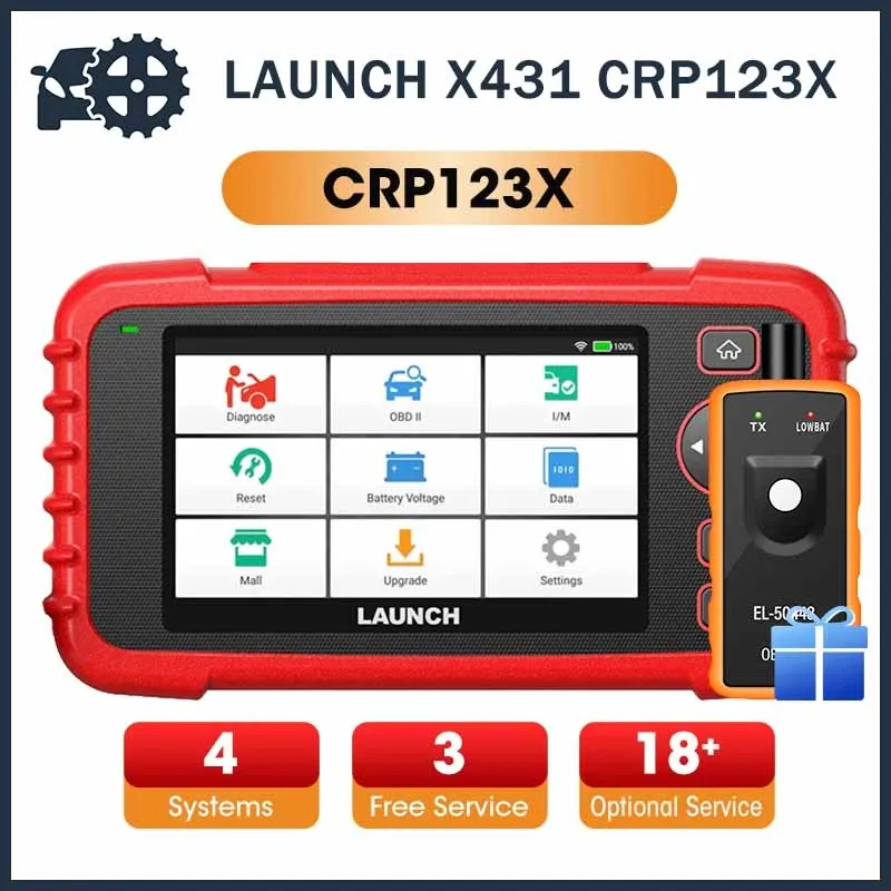 

LAUNCH X431 CRP123X Car OBD2 Diagnostic Tools Obd2 Scanner Engine ABS Airbag SRS AT Code Reader Free Update Automotive Tools