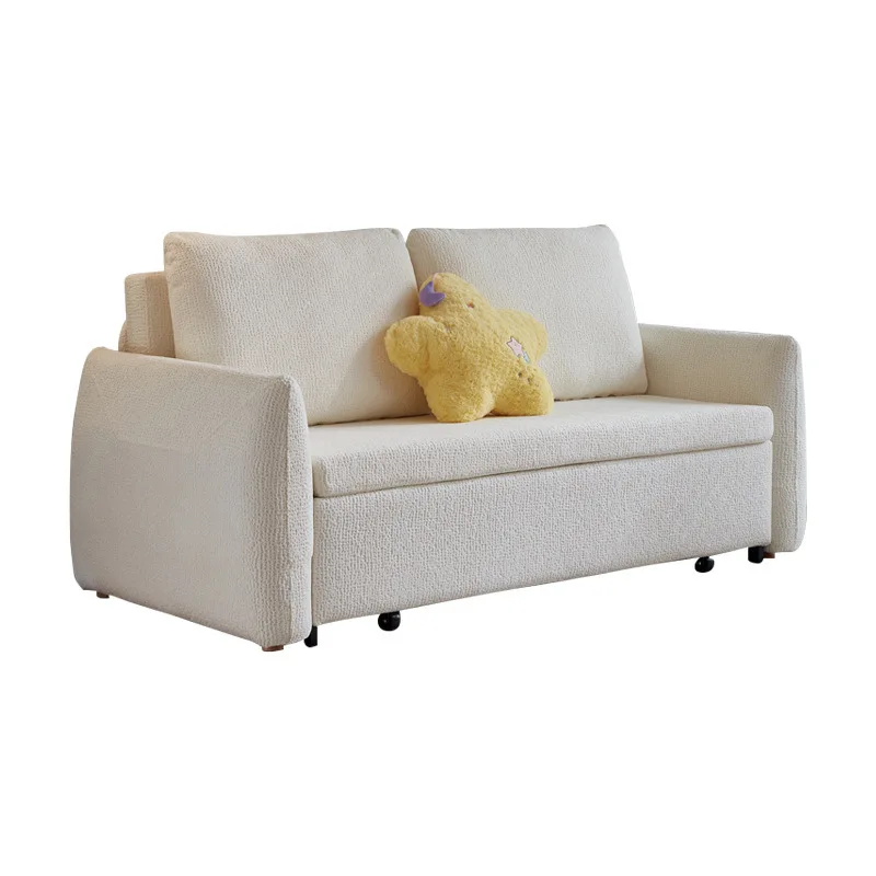 

Small apartment, sofa bed, foldable, dual-purpose, modern, simple, multi-functional, creamy style