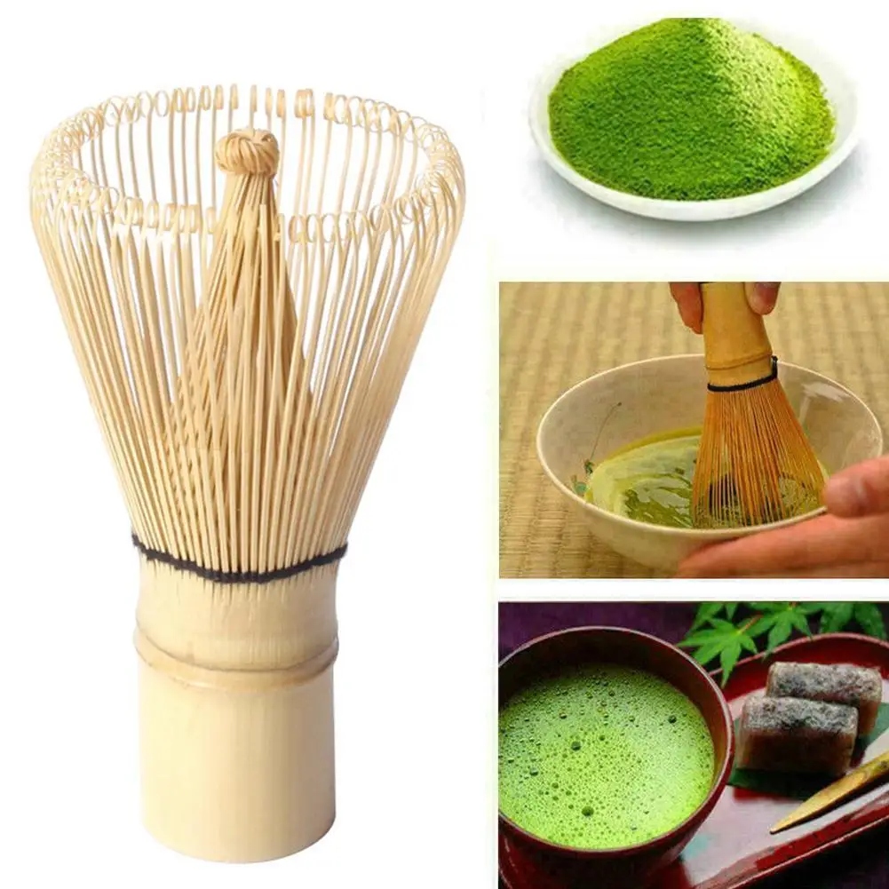 Kitchen Accessories Matcha Green Tea Powder Whisk Teaware Japanese Ceremony Bamboo Chasen Tea Tool Tea Brush