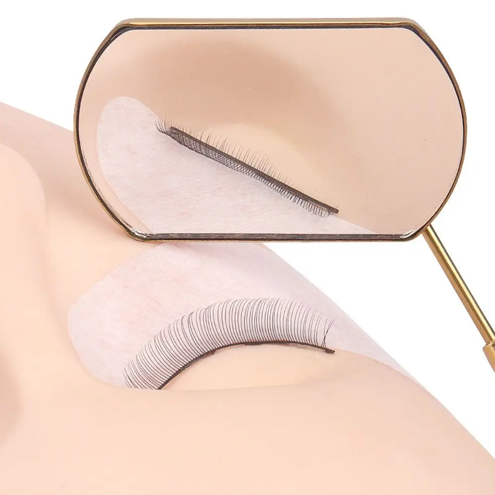 Stainless Steel Eyelash Inspection Mirror Square Detachable Eyelash Extension Mirror 8 Colors Extension Makeup Tools