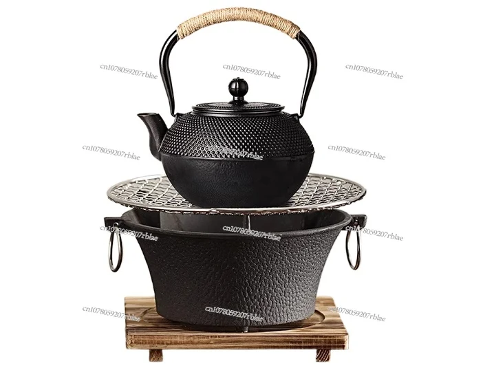 

Complete Outdoor Iron Stove Set: Trendy and Traditional Chinese Tea Brewing Accessories for Charcoal Fire!