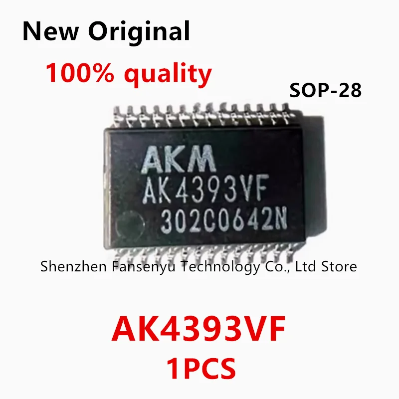 

(1piece)100% New AK4393VF AK4393VF-E2 sop-28 Chipset