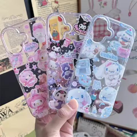 Shining Hellos Kitty Kuromis Melodys Phone Case For Samsung Galaxy S25 S24 S23 S22 S21 Note20 Edge Plus Ultra Lite 5G Back Cover