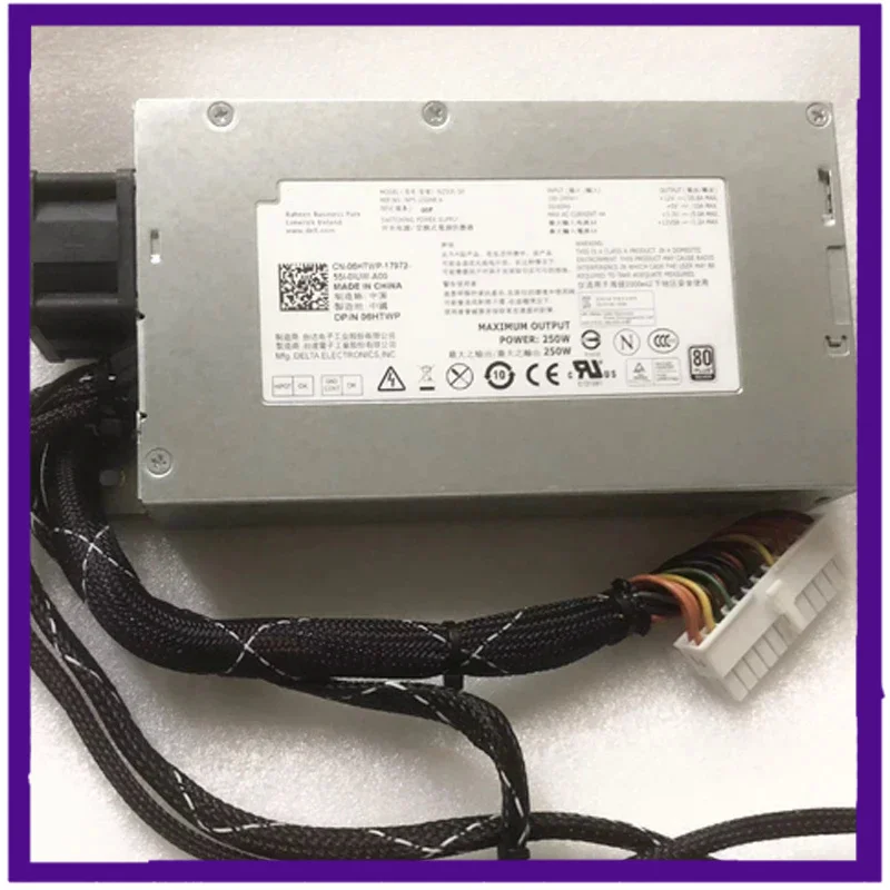 

06HTWP 0CKMX0 для Dell R210, сервер 250 Вт, источник питания, N250E-S0 L250E-S0 NPS-250NB 6HTWP CKMX0 100%, Протестировано, высокое качество