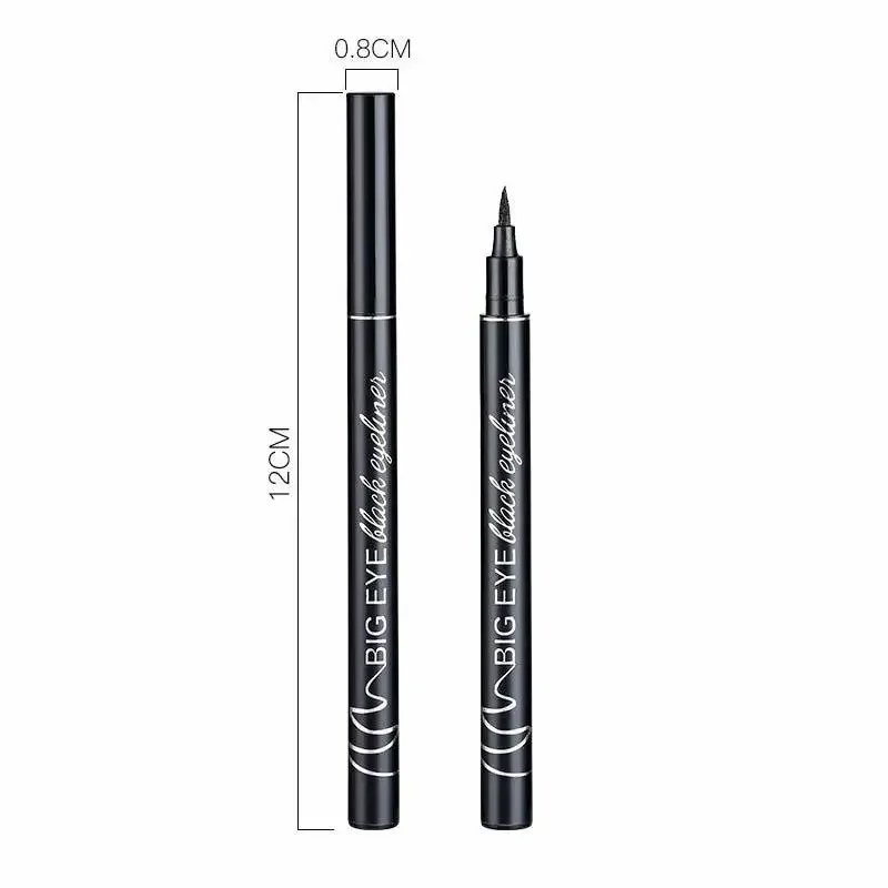 1/2/3szt Eyeliner Czarny Eyeliner w płynie Wodoodporny Szybkoschnący Gąbka do oczu Ołówek do makijażu dla kobiet Kosmetyki Tanie