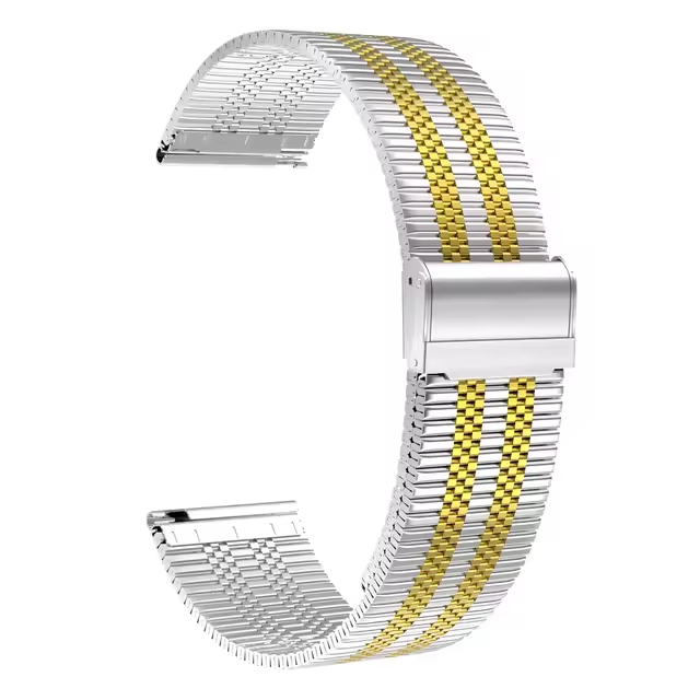 18mm 22mm 20mm Watch Band For Samsung Galaxy Watch 7/6/5/4/3 S3 Active2 Huawei Watch GT 6 Pro GT5 GT4 GT3 2 Stainless Steel Band - Image 31