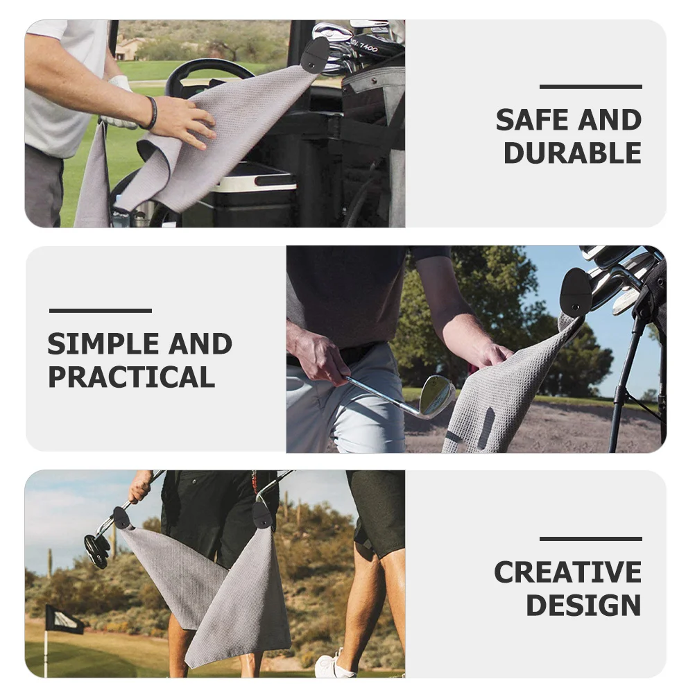 

Magnetic Golf Ball Cleaner Durable Wipe Towel Outdoor Portable Golf Accessories Cleaning Tool Reusable Breathable Fiber Towel