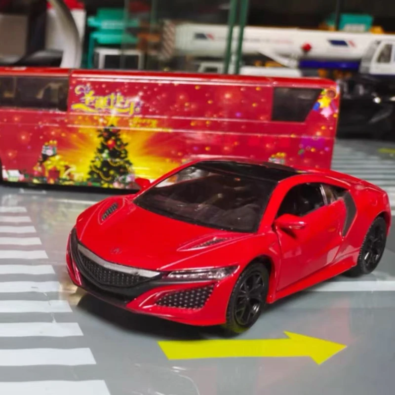 WELLY 1:36 2015 HONDA NSX Alloy Model Car Diecast Metal Pull-back Model Vehicles