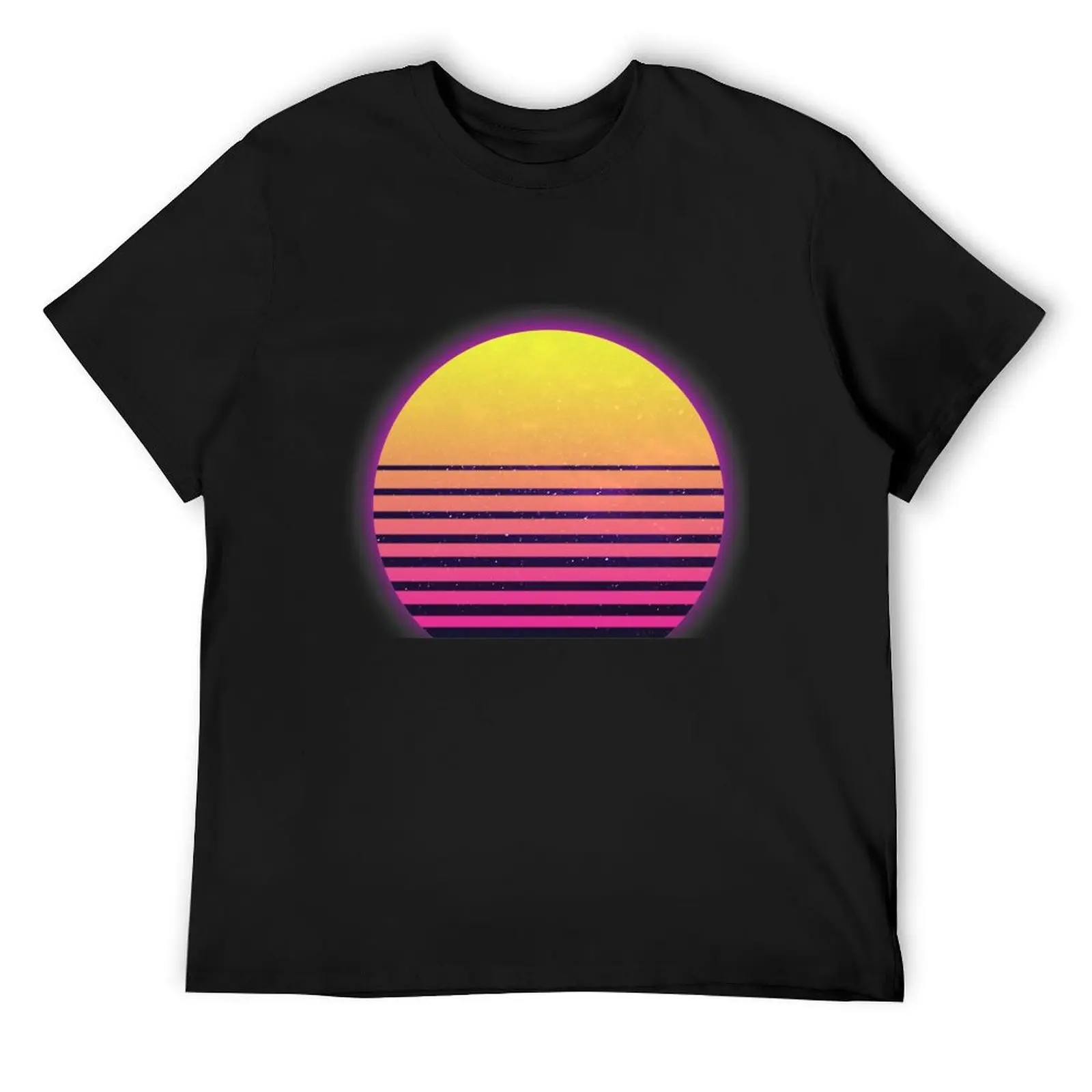 

Synthwave Sun T-Shirt street wear funny meme t-shirts Short sleeve tee graphic t shirts men tshirt