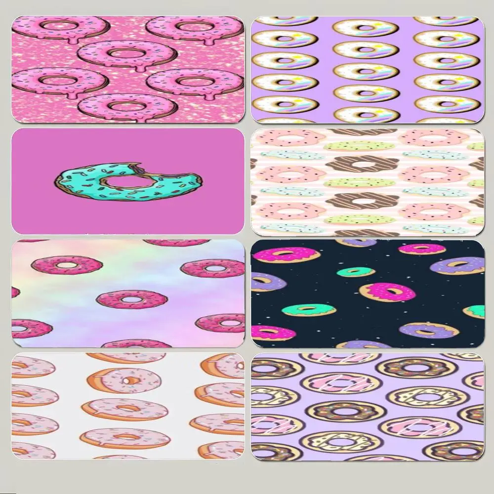 food sweet D-Donut Mouse Pad Large Gaming Mousepad with Thick Stitched Edge Non-Slip Desk Mat