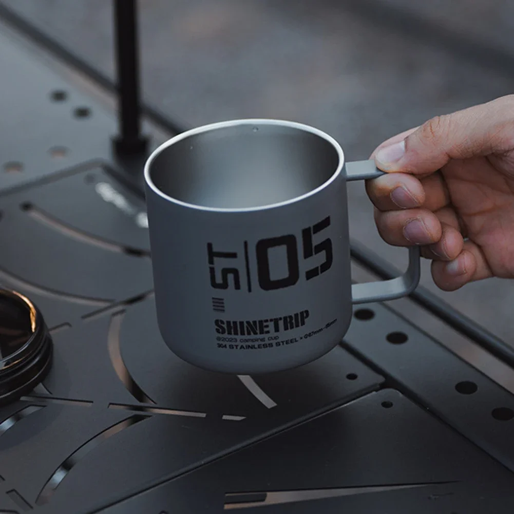 

Outdoor Camping 350ML/11.7*9.3CM Coffee Mug 350ml Coffee Drinkware Gifts Camping Cup Leakproof Dustproof Cover