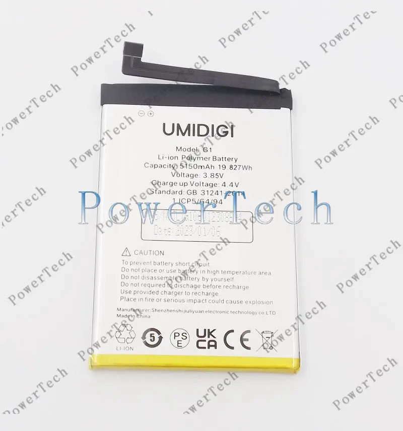 New Original UMIDIGI C1 Max G1 Max Battery Inner Cellphone Battery Repair Accessories For UMIDIGI C1 Max Smart Cell Phone