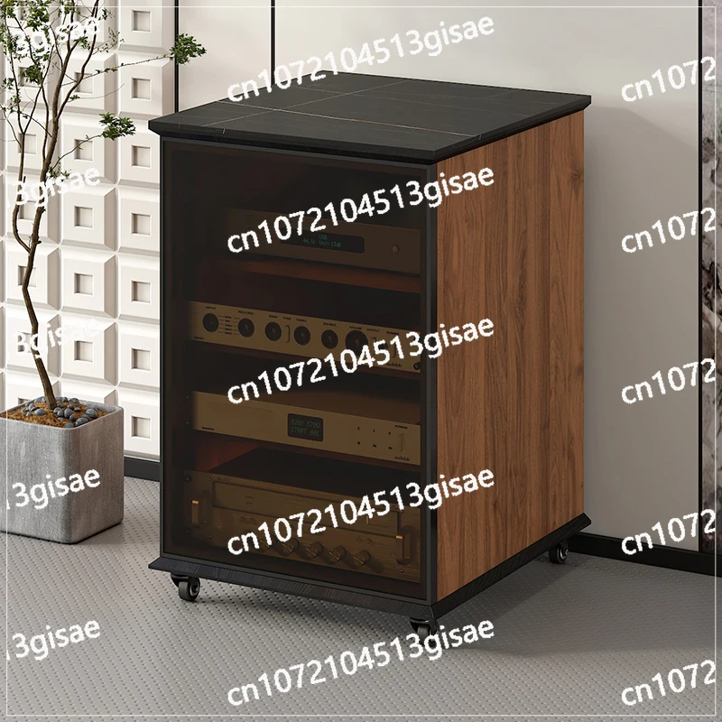 KTV Equipment Cabinet with U-shaped Audio-visual Control, Amplifier Cabinet Professional Audio Cabinet Cinema Amplifier Rack