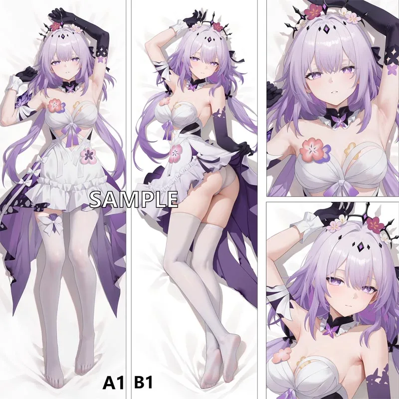 Honkai Anime Game Merchandise – Star Rail 'Phantom Butterfly' Double-Sided Dakimakura Body Pillow Case