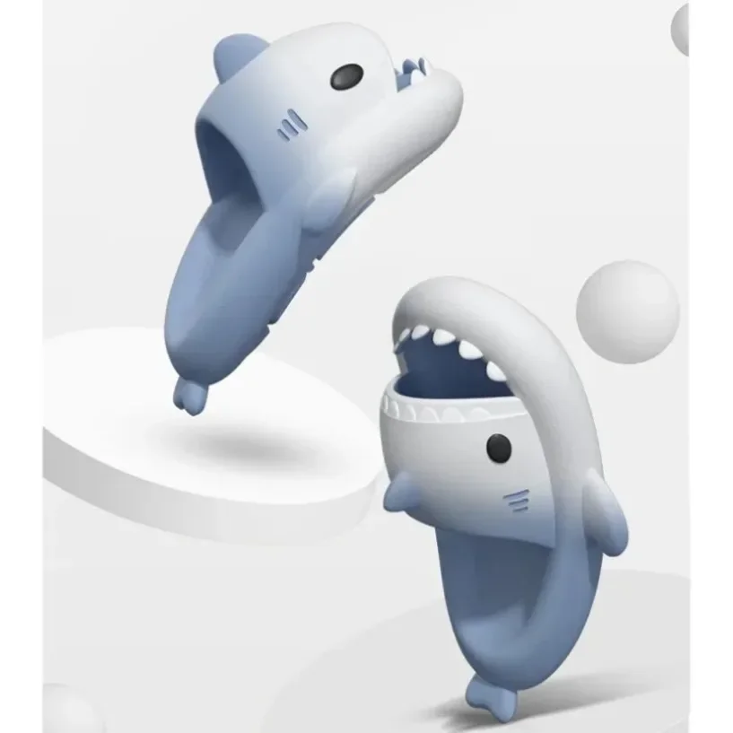 Shark Clapper Slippers Cloud Women Slides Summer Beach Indoor Sandal Men Male Flip Flops Home Shoe platform Animal Ladies Female