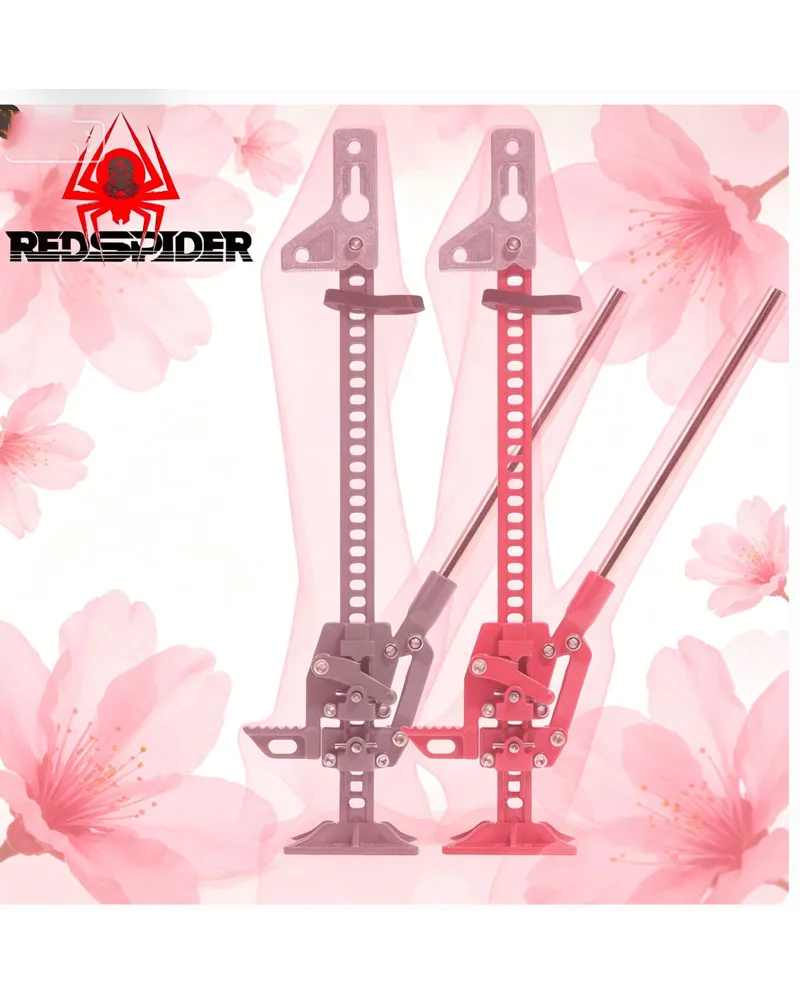 RC Metal Slideable Jack Tool Mini Lifting Jack Simulation Part for Axial SCX10 Traxxas TRX4 Tamiya CC01 D90 1/10 RC Crawler Car