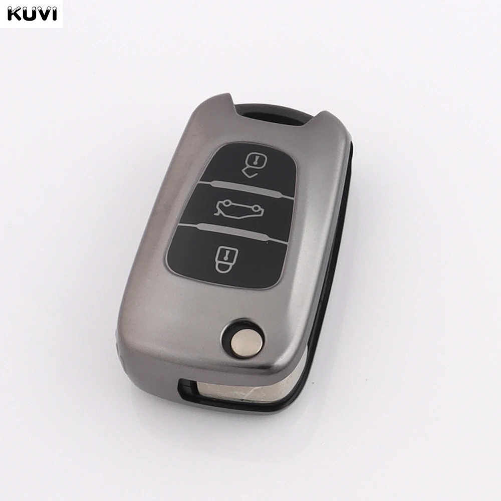 ヒュンダイi20、i30、ix20、ix35、エラントラ、アクセント、キア・スポーテージ、リオ3、ソウル、オプティマ、シード、プロ、K5、K2用TPU製車のキーケースカバー、キーホルダー