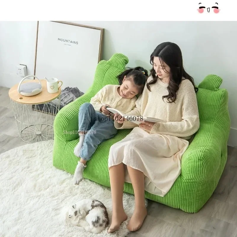 Sofá perezoso de pana, habitación de alquiler doble, dormitorio, ocio, sentado, área de lectura bonita para adultos, sofá perezoso, silla, muebles de sala de estar EPP