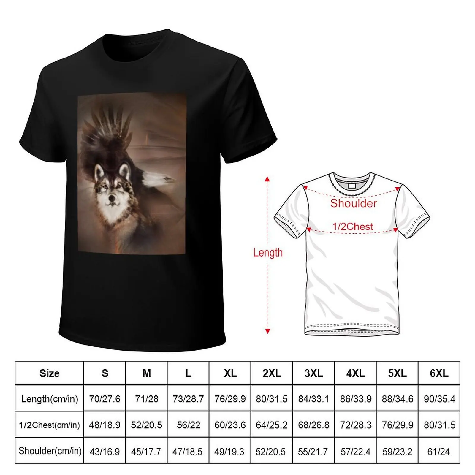 Eagle wolf eagles wolves Eagle wolf animals,wildlife,wildlife art,nature T-Shirt anime figures shirts graphic tee men