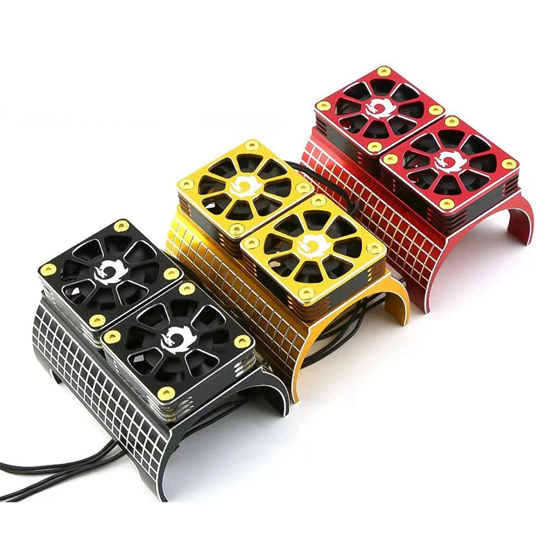 

XRSRACING Traxxas 1/5 XL X-Maxx Brushless Motor Radiator Aluminum Alloy Motor Cooling Fan Upgraded Parts