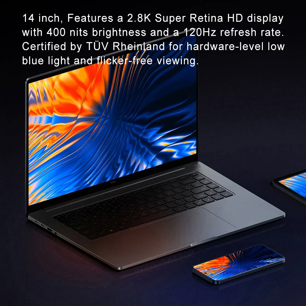 XIAOMI Redmi Book Pro 14 2024 portátil Intel Ultra5 125H 7 155H RAM 32GB SSD 1TB 14 "pulgadas 2,8 K 120Hz Notebook Ultrabook ordenador PC