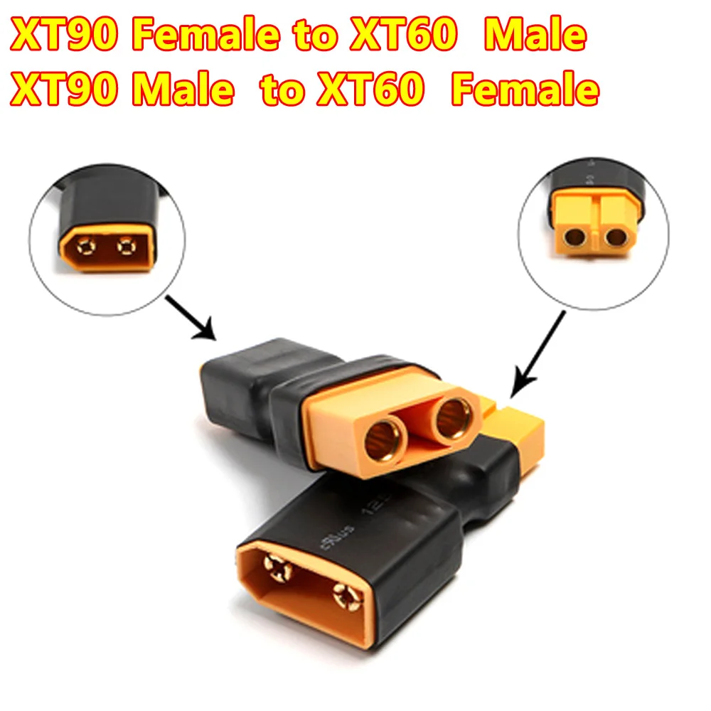 XT90 Plug Male / Female To XT60 Female / Male Connector Conversion Adapter No Wire for RC Airplane Quadcopter Parts