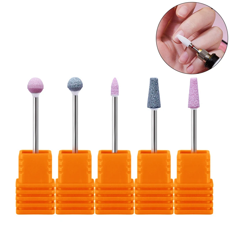 マニキュアとペディキュア用のクォーツネイルドリル,電動研磨ツール,研削ヘッド,タングステン,鋼,キューティクルクリーニング,ロータリー