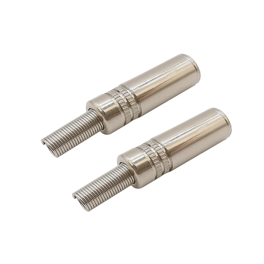 1 sztuk 3.5mm 3 polak Stereo żeńskie gniazdo gniazdo Audio złącze lutowane ze sprężyną 1/8 cal wtyczka słuchawkowa Adapter drutu