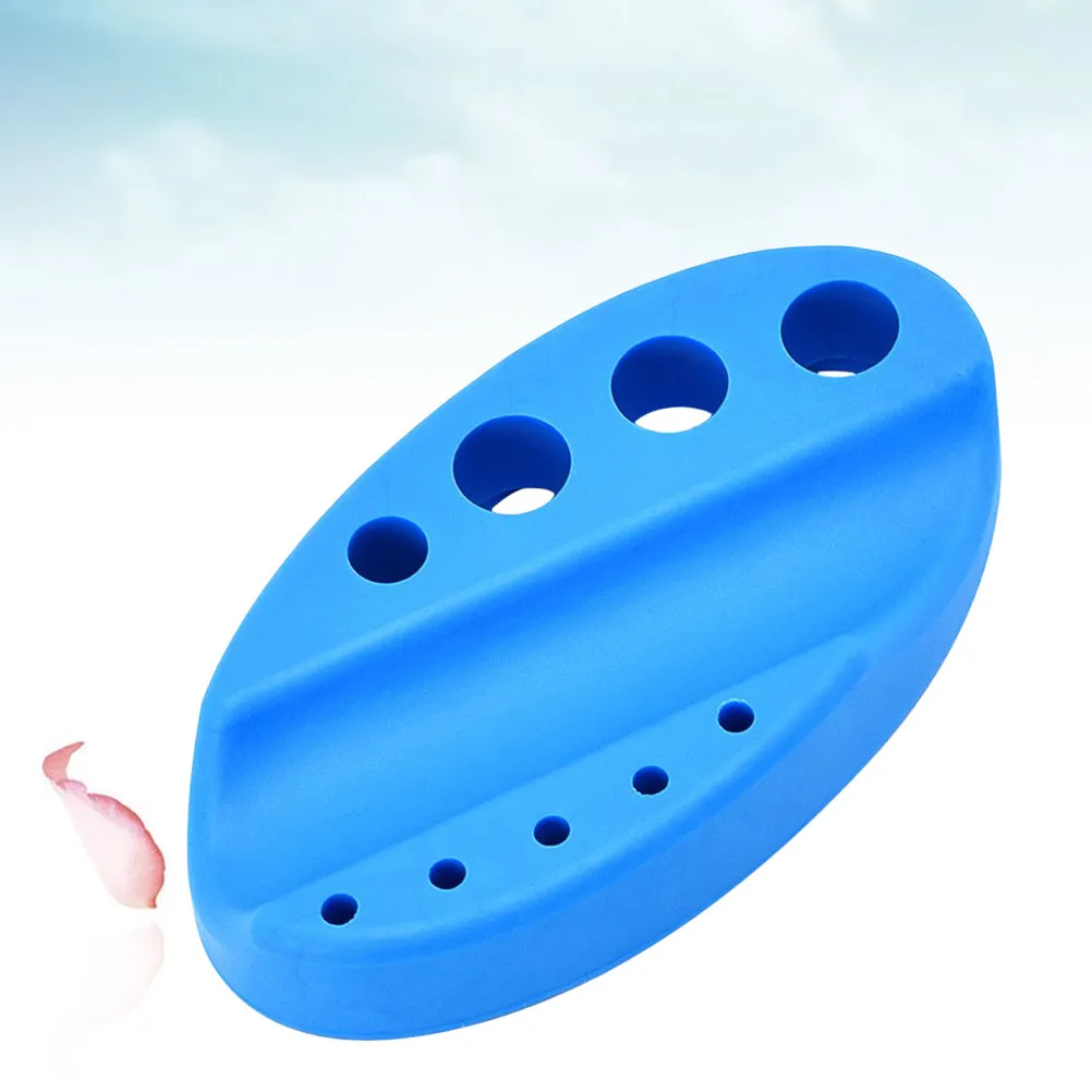 

1Pcs Oval Silicone Pigment Cup Rack Holds Ink Cups Pens Cotton Swabs Spill-Proof Portable for Tattoo Eyebrow Lip Permanent