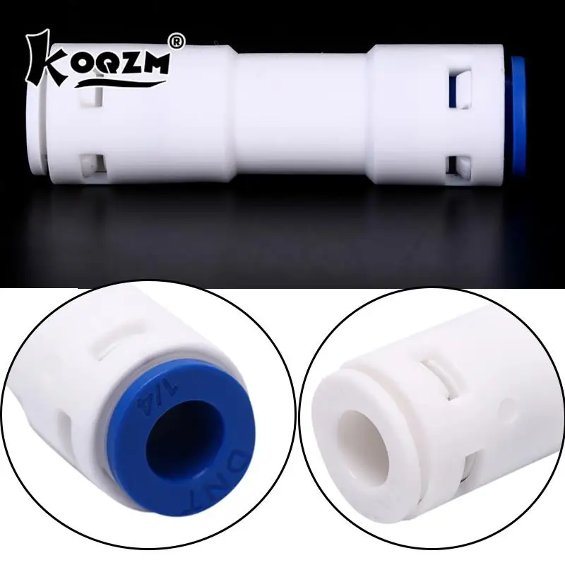 1Pcs Check Valve Push In For Non Return Water Reverse Osmosis System Filters fit 1/4