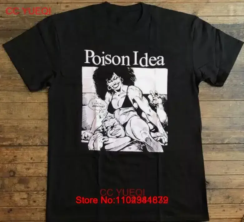 NUEVA camiseta POISON IDEA Band manga corta negra unisex