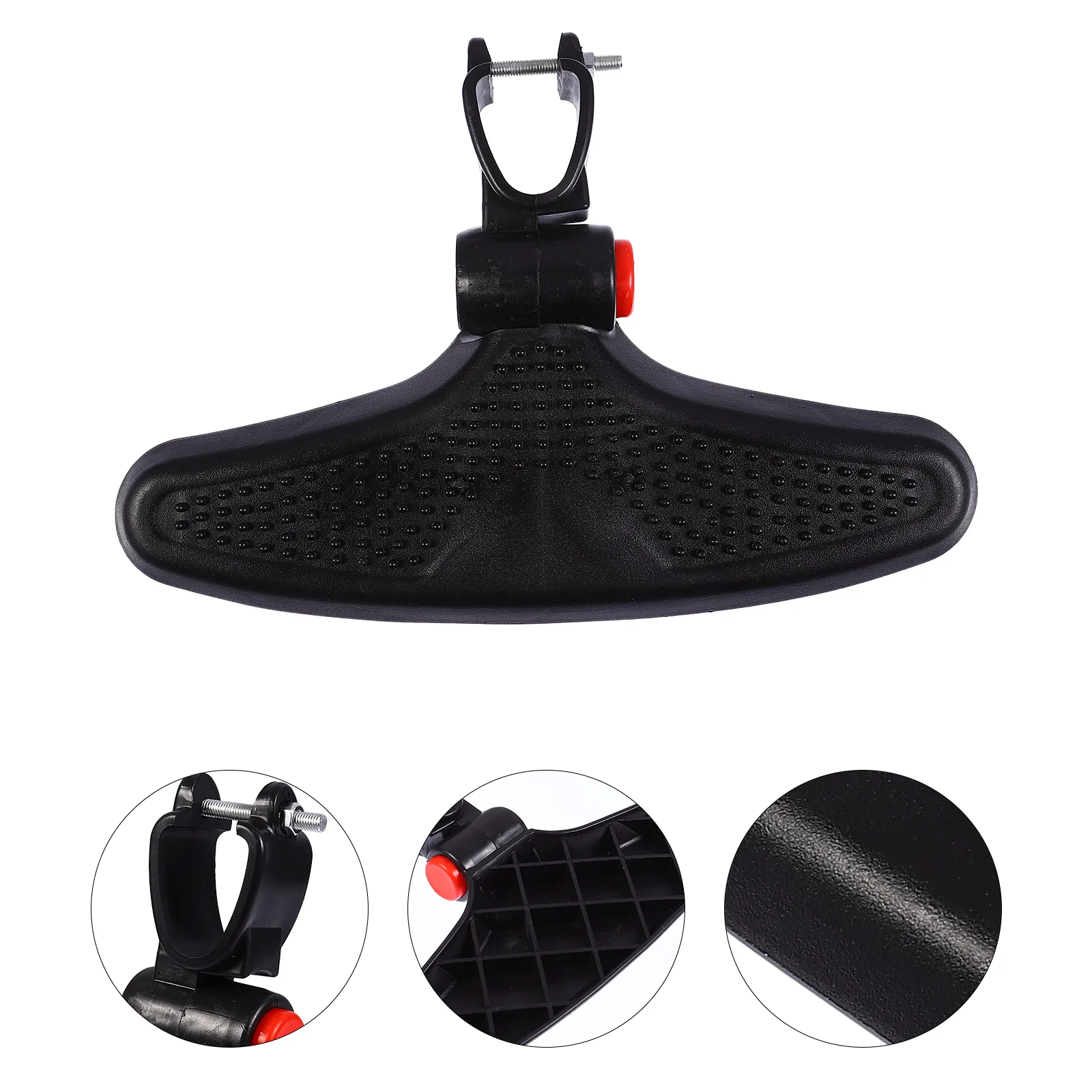 Stroller Children' Plastic Foot Support Baby Footrest Pedals Cart Black Footboard