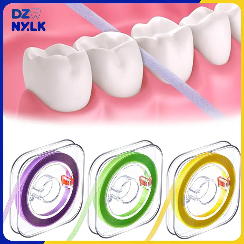 1Roll Dental Polishing Strip Roll Teeth Grinding Sanding Shaping Teeth Whitening Polish Strips Resin 4mm*6m Dentistry Materials