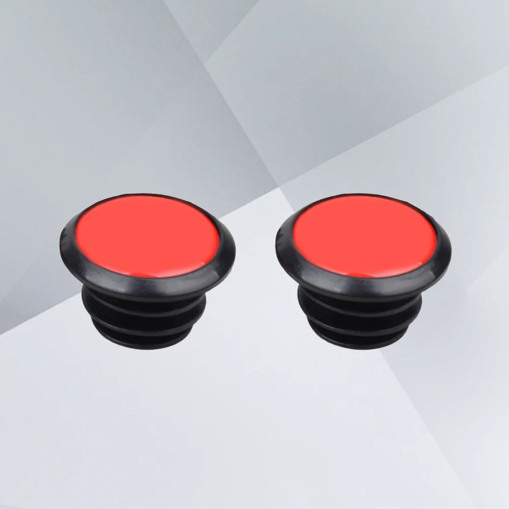 

1 пара торцевых заглушек на руль велосипеда, наконечники для шоссейных горных фиксированных механизмов, защитная ручка, стержень, легкий, прочный