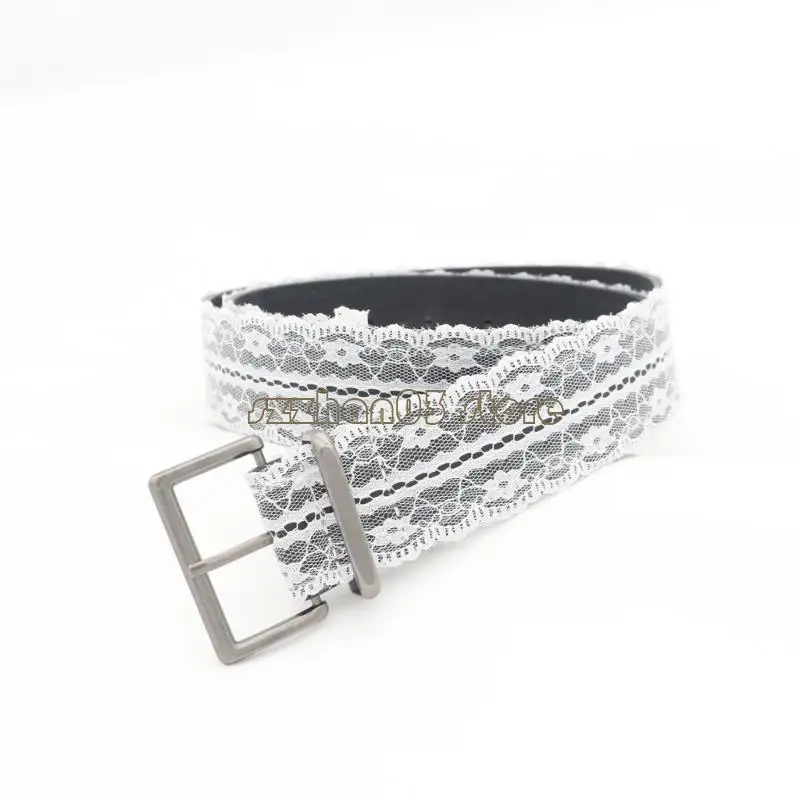 367C Korean Styles Lace Waist Belt Unique 2000S Waist Strap For Women Everyday Wear