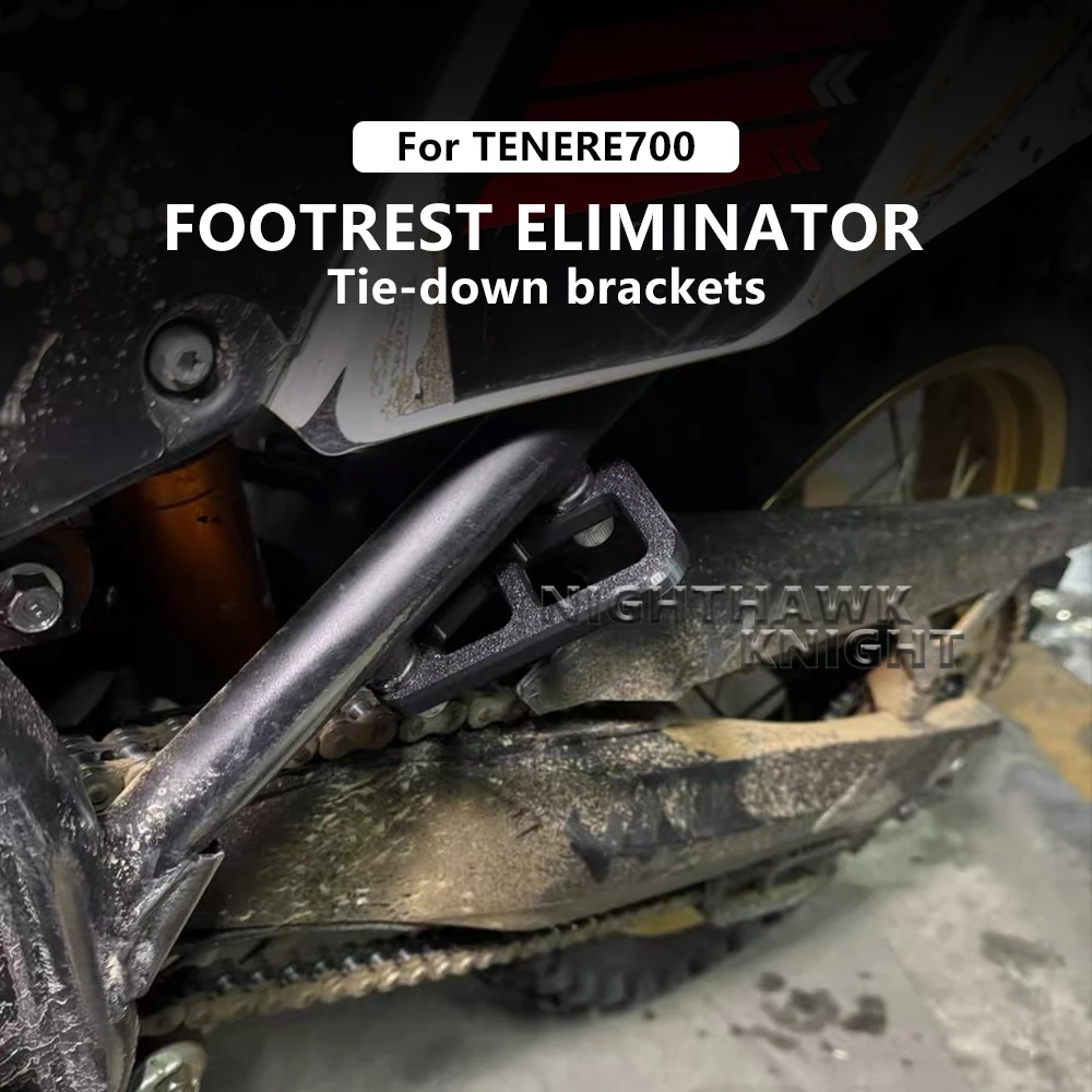 

Для Yamaha Tenere 700 TENERE 700 T700 раллийная подставка для ног мотоцикла Eliminator с ЧПУ из алюминиевого сплава, боковые кронштейны, аксессуары