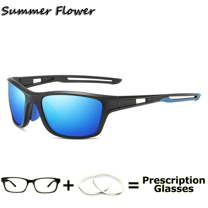 

Polarized Myopia Sunglasses UV Protection Anti Glare Men Sun Glasses Sport Style Prescription Lenses Driving Spectalce Male