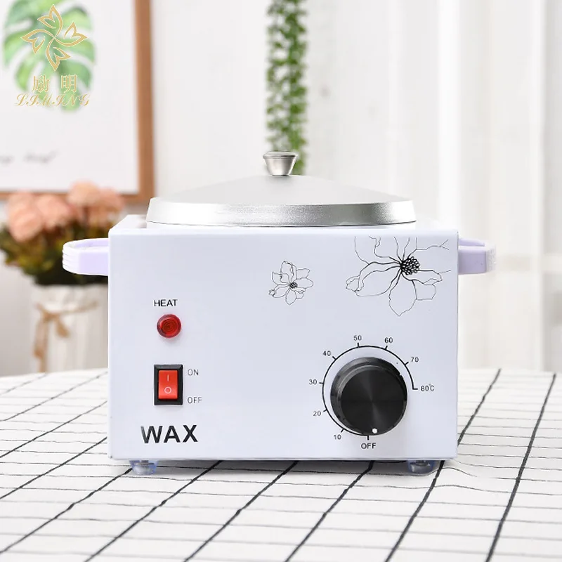 220V Wax Warmer Single Pot Electric Wax Heater Facial Skin SPA Equipment with Adjustable Temperature