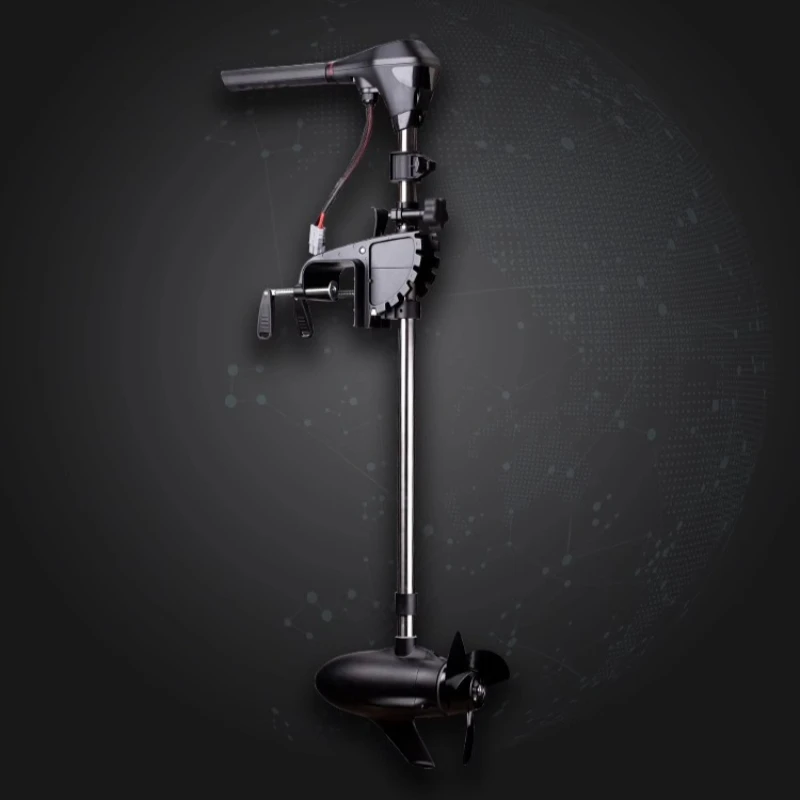 12V/24V Variable Speed Brushless Electric Outboard Motor with Propeller for Fishing Boat & Kayak