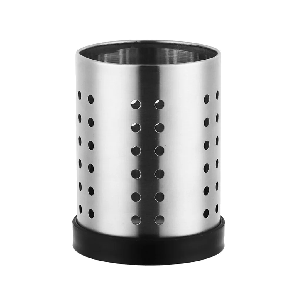 

Chopsticks Rack Cooking Tool Organizer Cutlery Storage Stainless Steel Holder Spoon and Fork Kitchen Basket Utensil Countertop