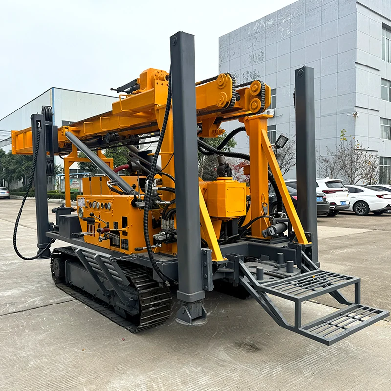 JDL-280 آلة حفر آبار المياه الزاحفة بخار الماء آلة الحفر المزدوج آلة حفر آبار المياه العميقة