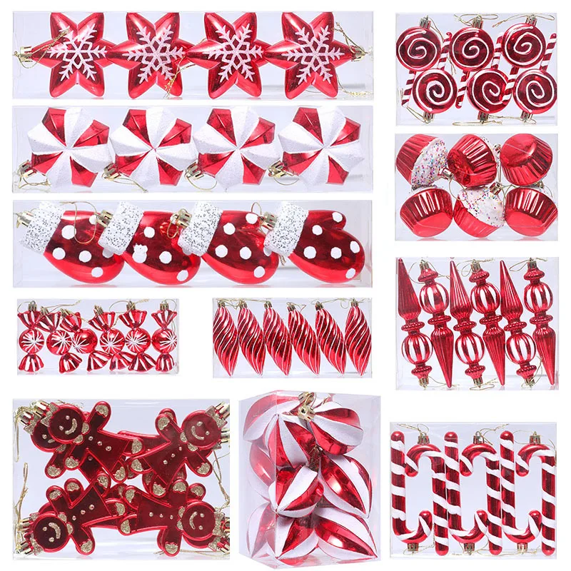 

4/6Pcs Christmas Lollipop Candy Cane Pendant Xmas Tree Hanging Ball Ornaments Christmas Tree Decor Christmas Home Decor Kid Gift