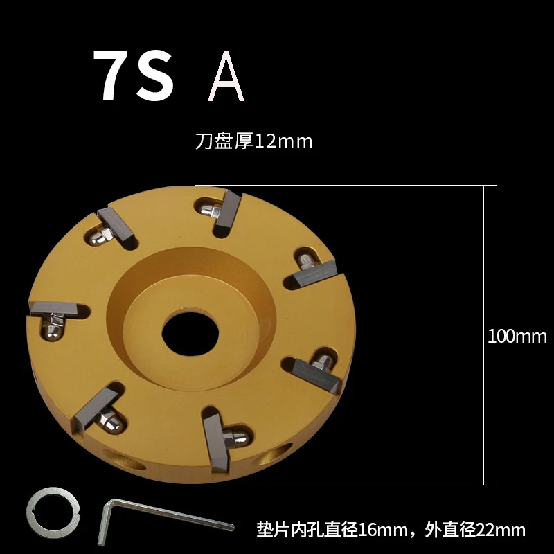 7 Blades Hoof  Hoof Cutter Disc Aluminum Alloy Hoof Trimming Disc for Cattle Horse Sheep, Angle Grinder Replacement Hoof Trimme